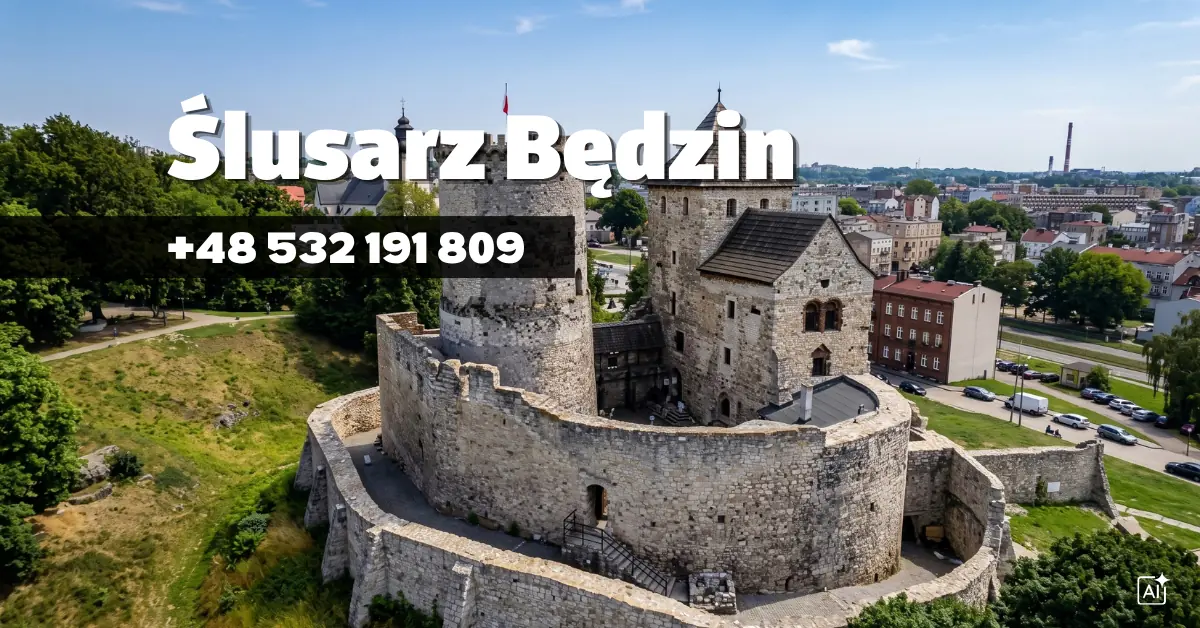 Ślusarz Będzin w trakcie pracy