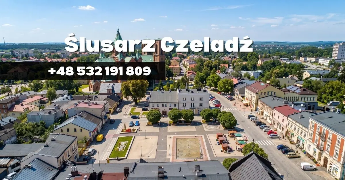 Ślusarz Czeladź w trakcie pracy