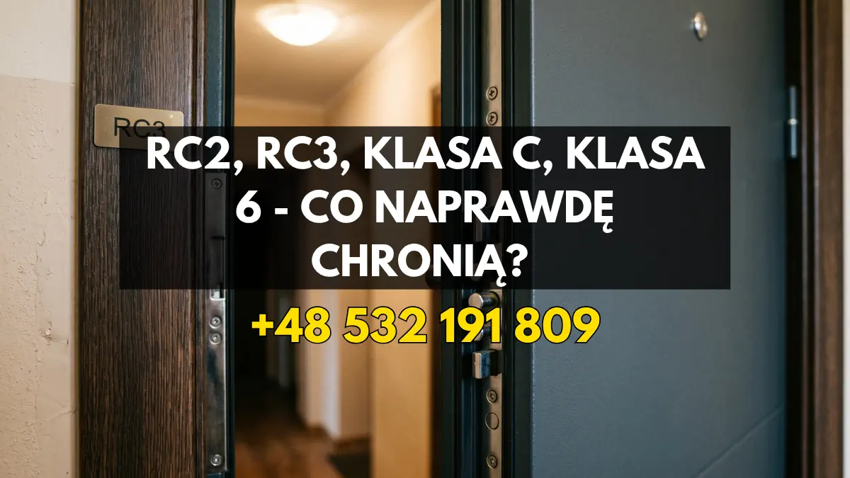 Klasy odporności na włamanie RC1-RC6 - jak wybrać drzwi i zamek, który naprawdę chroni?